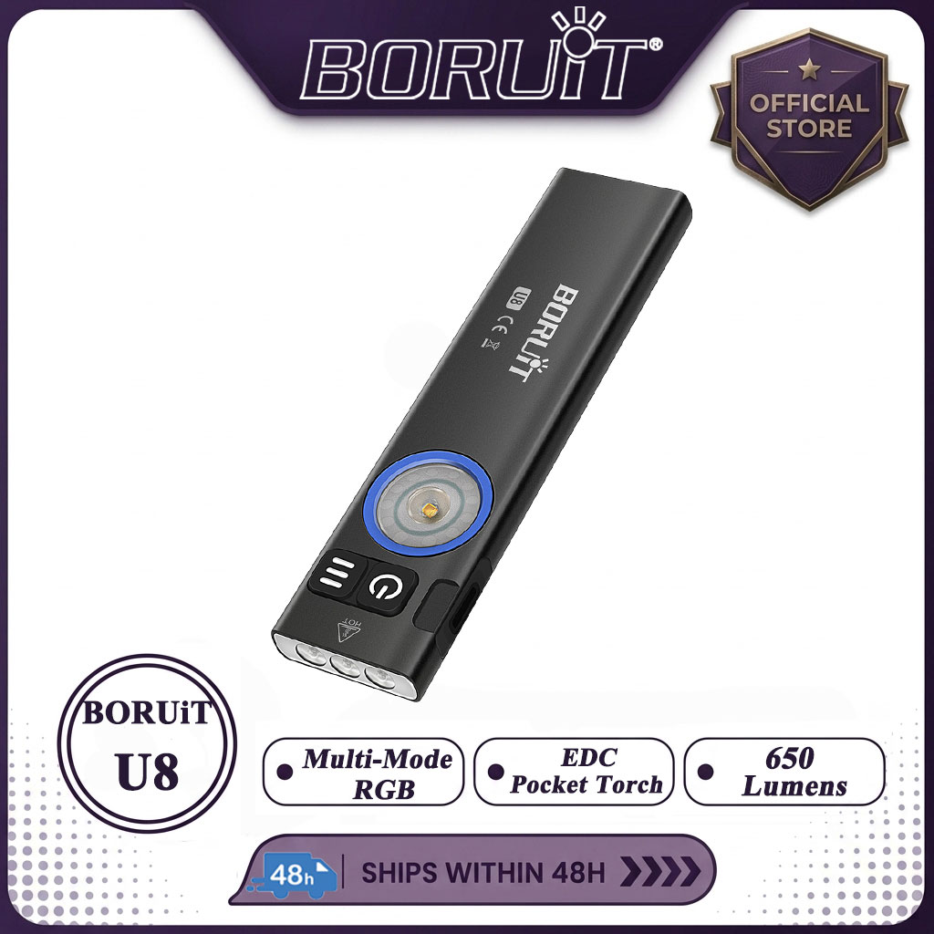 Cycling To Work - BORUiT U8 650LM EDC linterna LED