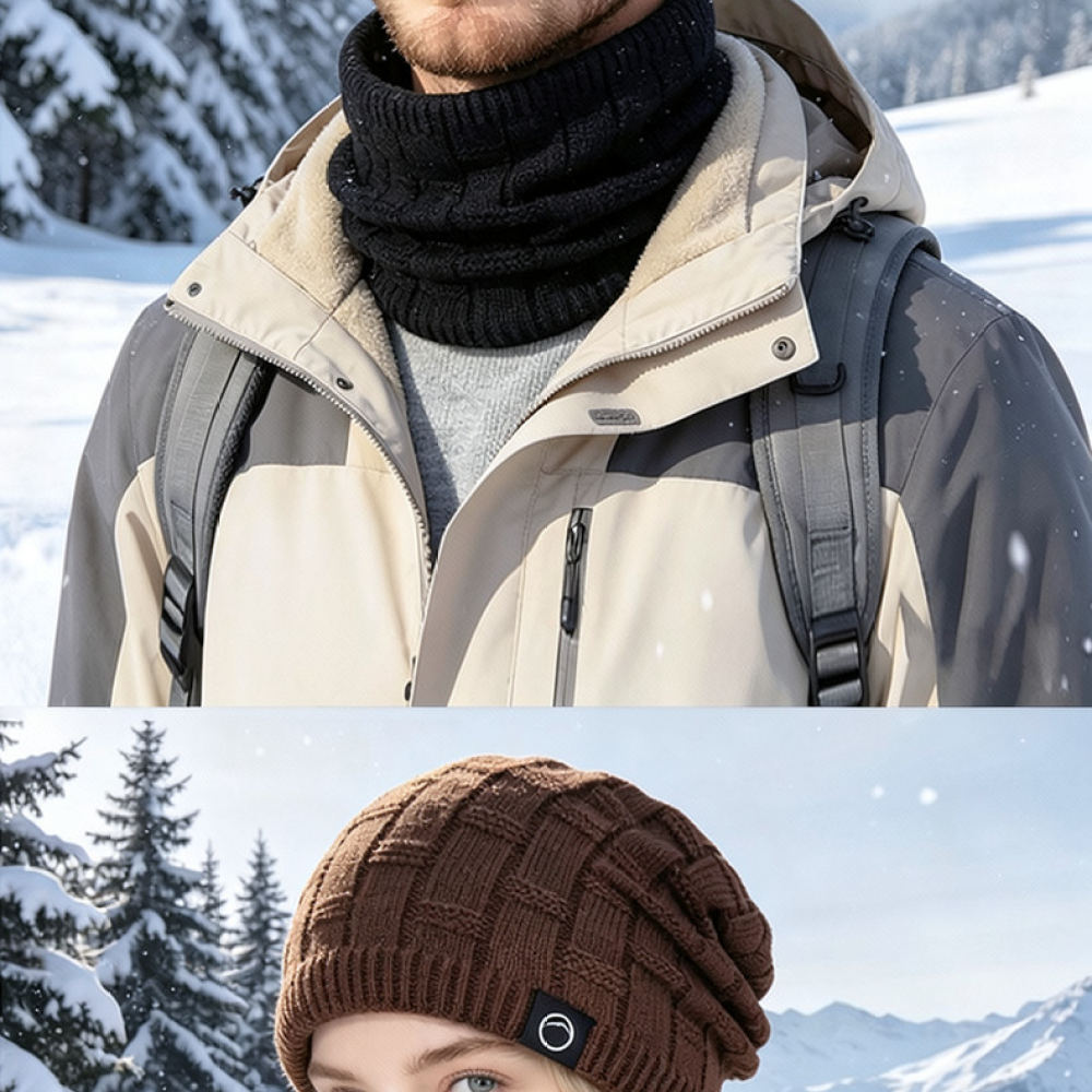 Cycling Commute Essentials - Conjunto de gorro y bufanda de